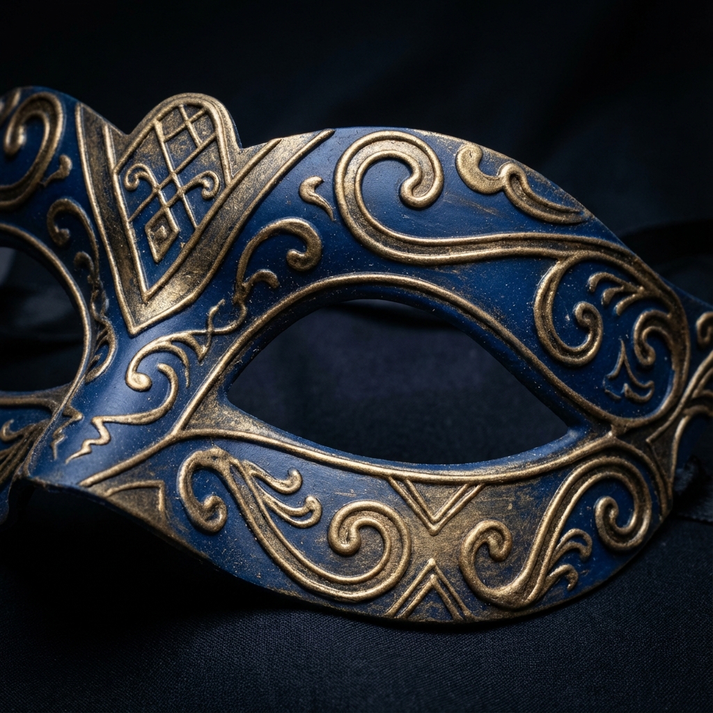 UV Colored Venetian Mask